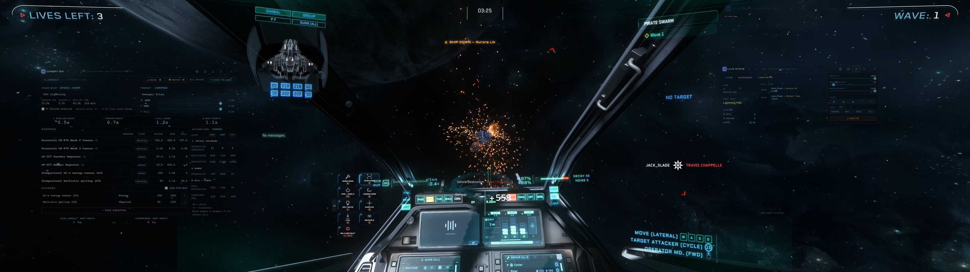 H.U.D Manager overlay during combat